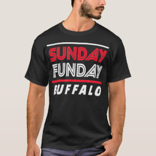 Camiseta Buffalo Sunday Funday Diversão Buffalo New York do