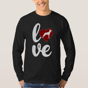 Camiseta Buffalo Xadrez Amor Engraçado Malinois Namorados S