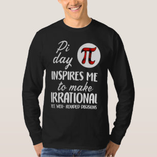 Camiseta Buffalo Xadrez Pi Símbolo Pi Dia Me Inspira Math L