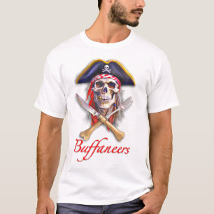 Camiseta Buffaneers Skull e Buffet Utensls para Cruzadores