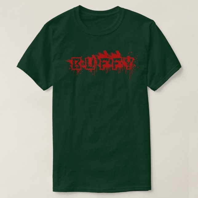 Camiseta Buffy First Name Halloween Figurume Personalizado  (Frente do Design)