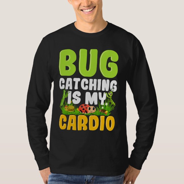Camiseta Bug  Insect Science  Bug Catching is my Cardio  14 (Frente)