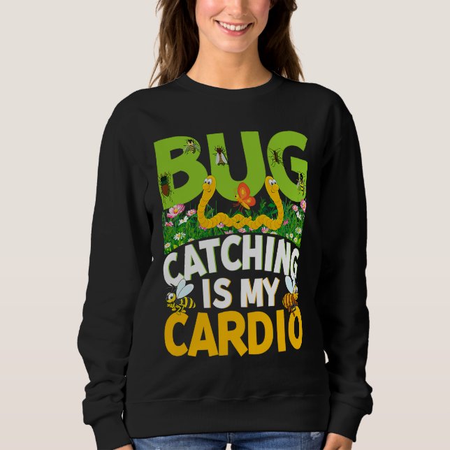 Camiseta Bug  Insect Science  Bug Catching is my Cardio  18 (Frente)
