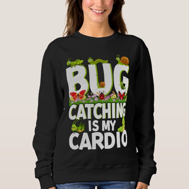 Camiseta Bug  Insect Science  Bug Catching is my Cardio  2 (Frente)