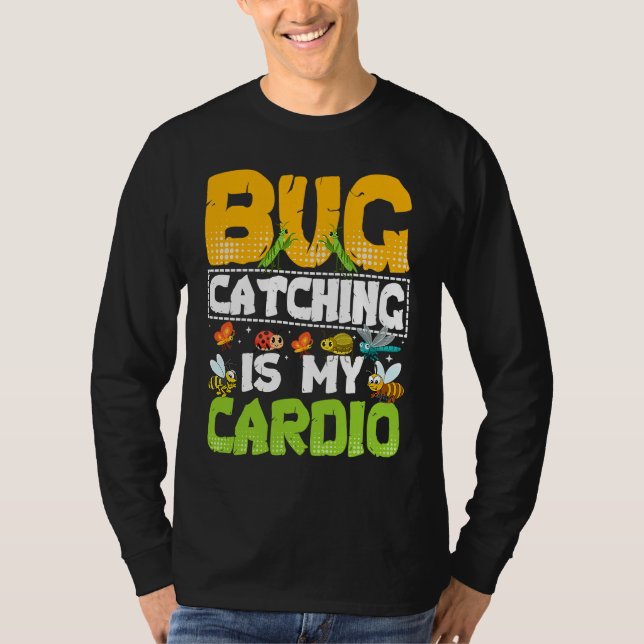 Camiseta Bug  Insect Science  Bug Catching is my Cardio  20 (Frente)