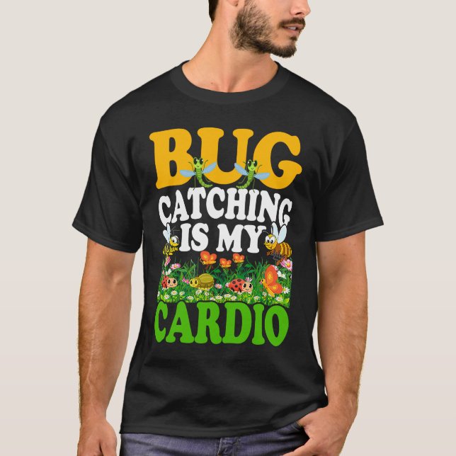 Camiseta Bug  Insect Science  Bug Catching is my Cardio  7 (Frente)