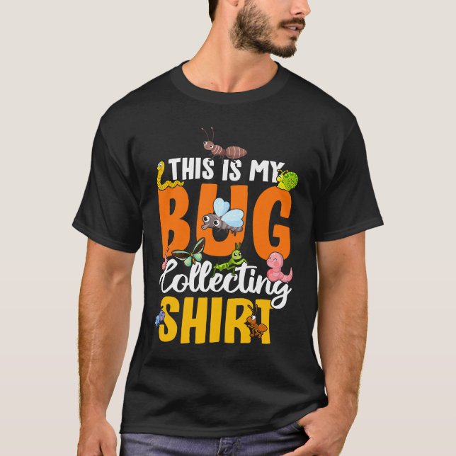 Camiseta Bug  Insect Science This is My Bug Collecting Outf (Frente)