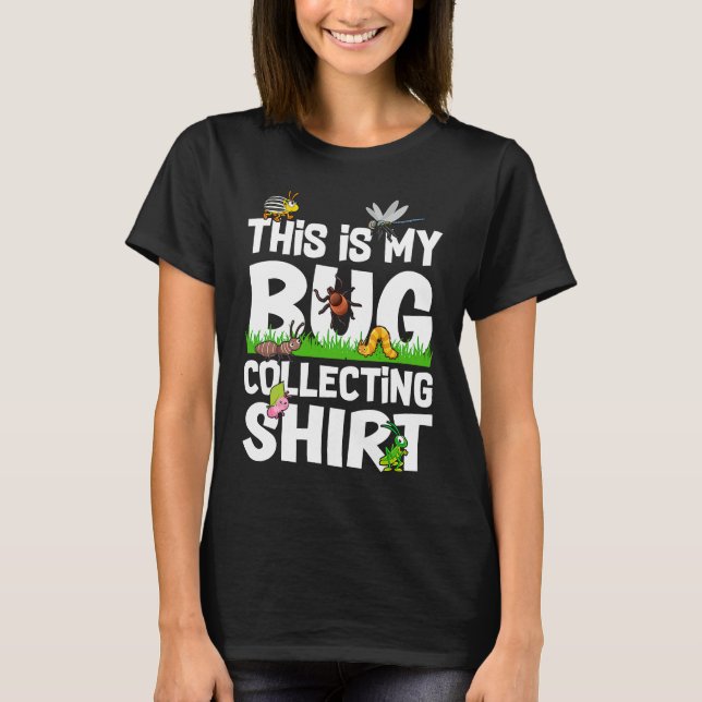 Camiseta Bug  Insect Science This is My Bug Collecting Outf (Frente)