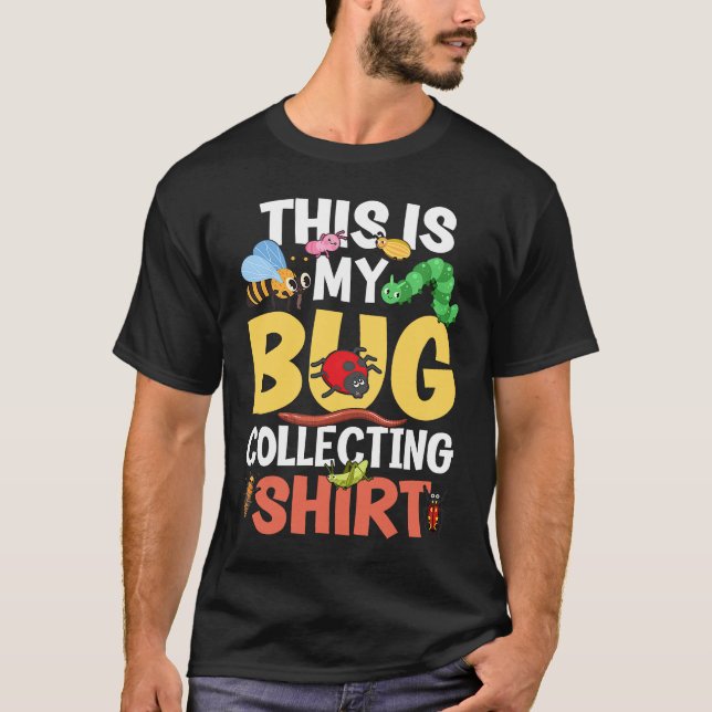 Camiseta Bug  Insect Science This is My Bug Collecting Outf (Frente)