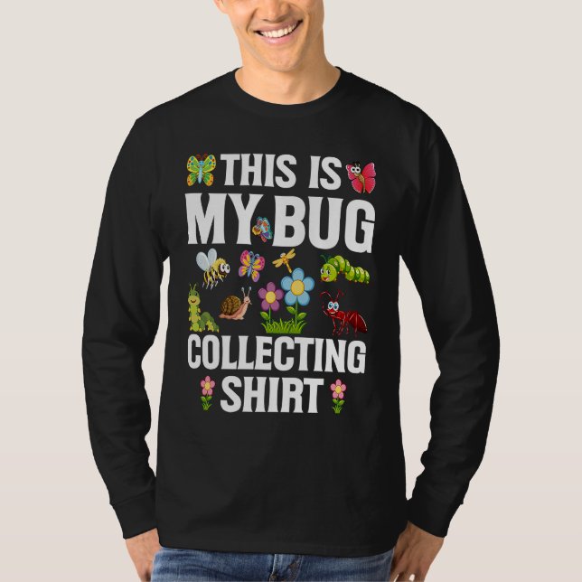 Camiseta Bug  Insect Science This is My Bug Collecting Outf (Frente)