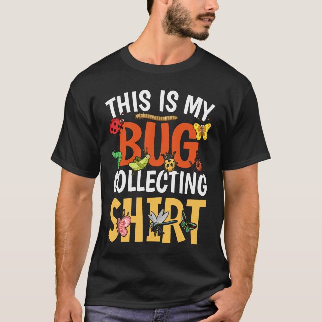 Camiseta Bug  Insect Science This is My Bug Collecting Outf (Frente)