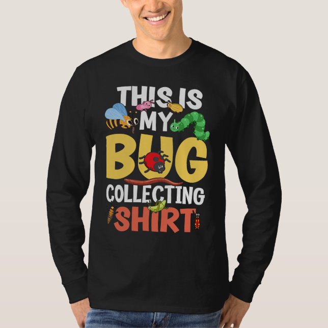 Camiseta Bug  Insect Science This is My Bug Collecting Outf (Frente)