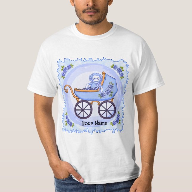 Camiseta Buggy do Macaco de Meia Menino (Frente)