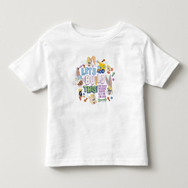 Camiseta BUGS BUNNY BUILDERS™| Esboço "Vamos Construir" (Frente)