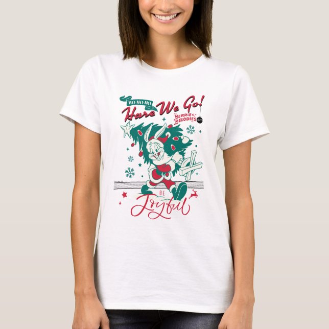 Camiseta BUGS BUNNY™ - Ho Ho Ho, Hare We Go! (Frente)