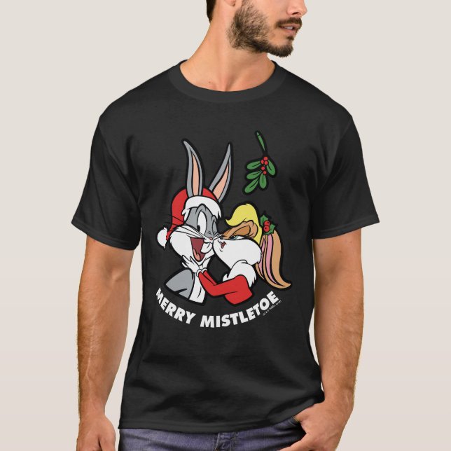 Camiseta BUGS BUNNY™ & Lola "Merry Mistletoe" (Frente)