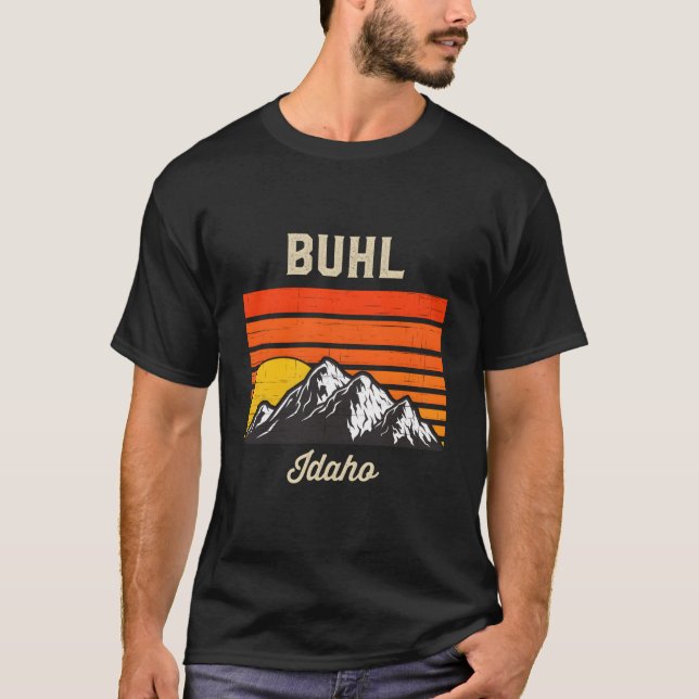 Camiseta Buhl Idaho City State Usa (Frente)
