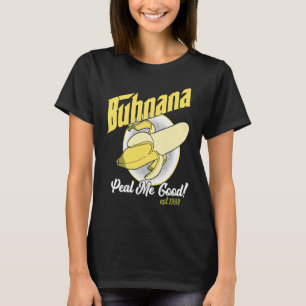 Camiseta Buhnana Peal Me Boa Banana Amarela