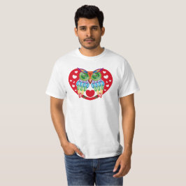 Camiseta Búho colorido, amor