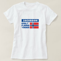 "Build Fjord Tough" e Bandeira norueguesa