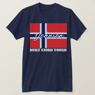 Camiseta "Build Fjord Tough" e Bandeira norueguesa