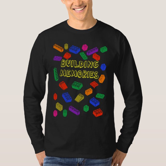 Camiseta Building Memories Plastic Bricks Building Blocks B (Frente)