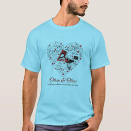 Camiseta Building Our Future Profession Heart Valentine