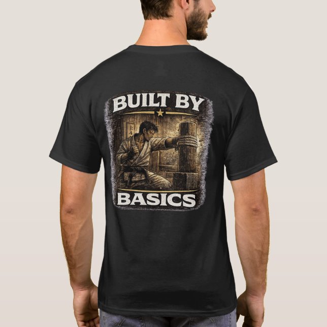Camiseta Built by Basics Karate  (Verso)