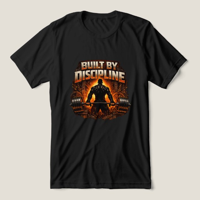 Camiseta Built by Discipline (Design frontal)