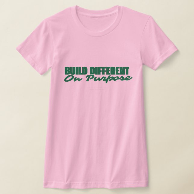 Camiseta Built Different On Purpose Black Appreciation Tee (Postura )