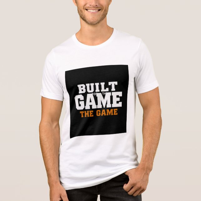 Camiseta Built for the Game Bold Typography (Frente)
