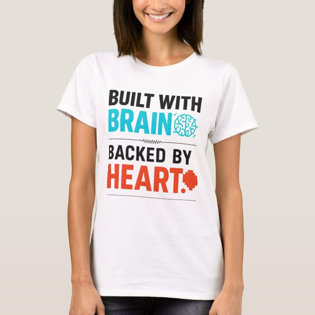 Camiseta Built With Brain (Frente)