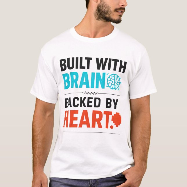 Camiseta Built With Brain (Frente)