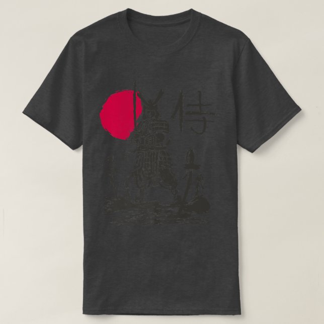 Camiseta Buke Samurai Warrior Sengoku Jidai Katana (Frente do Design)