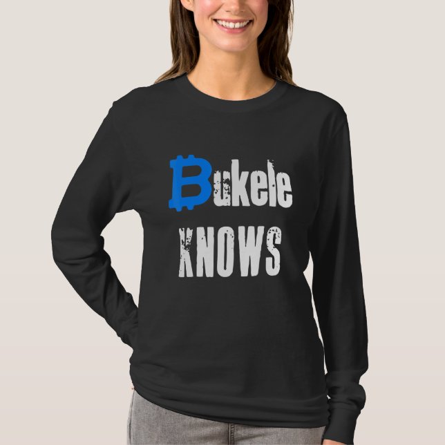 Camiseta Bukele Conhece Bitmoney Para El Salvador (Frente)