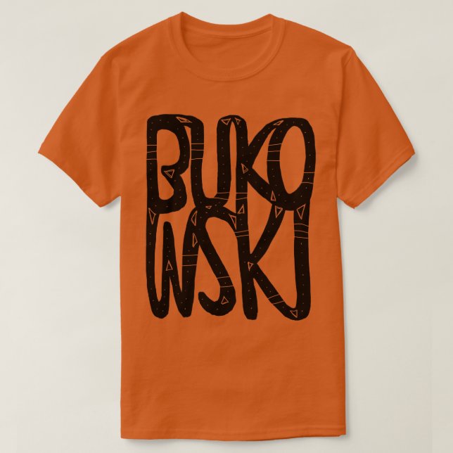 Camiseta Bukowski (Frente do Design)