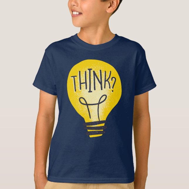CAMISETA BULB DE LUZ DE PENSAMENTO (Frente)