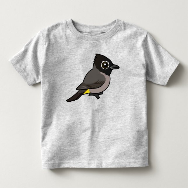 Camiseta Bulbul-de-óculos-brancos Birdorable (Frente)
