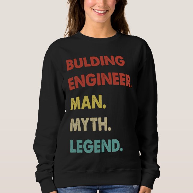Camiseta Bulding Engineer Man Myth Legend  1 (Frente)