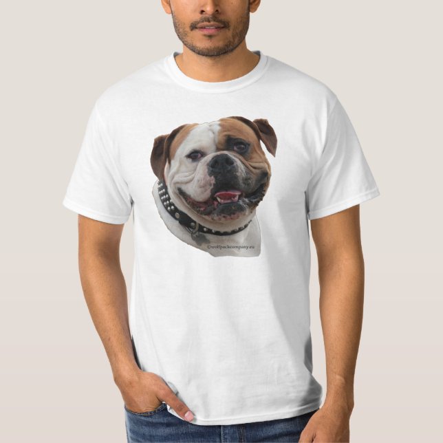 Camiseta buldogue americano (Frente)