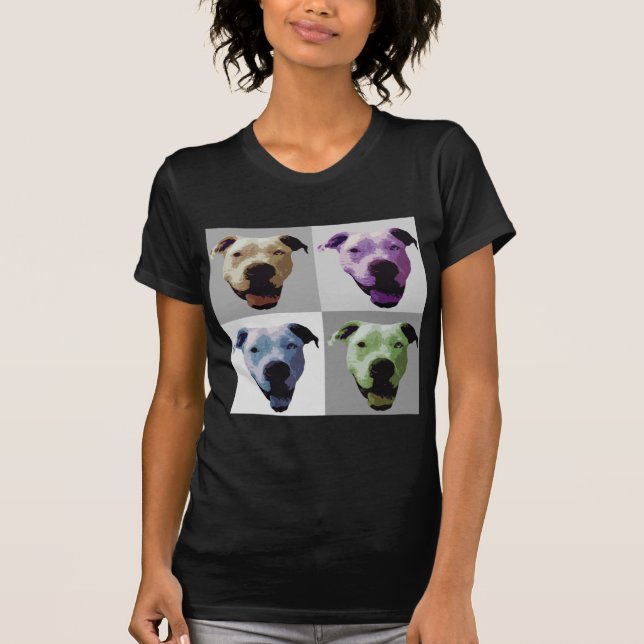 Camiseta Buldogue americano 2 (Frente)