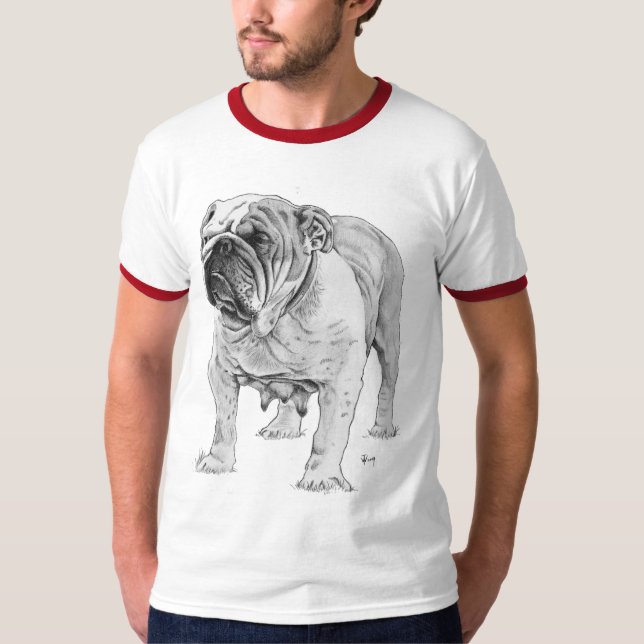 Camiseta Buldogue britânico (Frente)