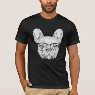 Camiseta Buldogue do hipster