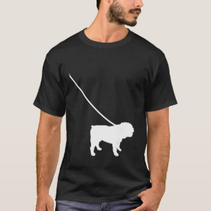 Camiseta Buldogue em um Cachorro Lixado Mãe Pai Pet Cute Pu