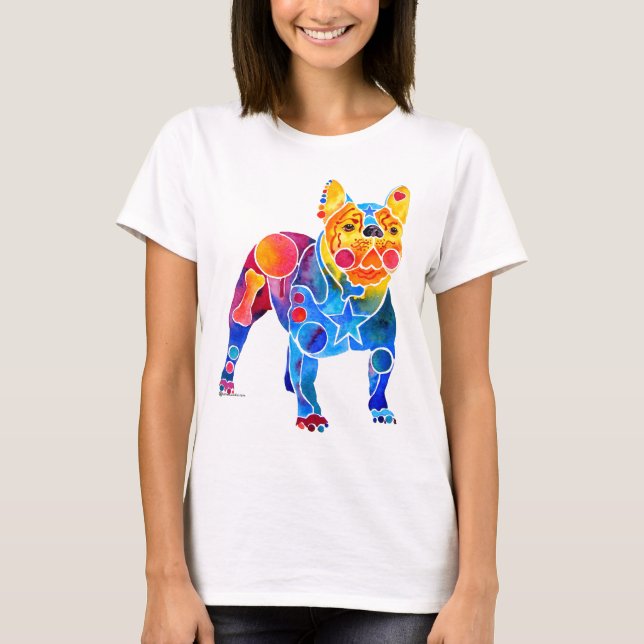 Camiseta Buldogue francês (Frente)
