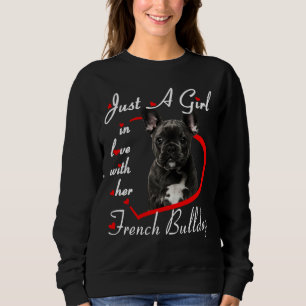 Camiseta Buldogue Francês Apenas Uma Garota Apaixonada Por