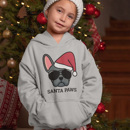 Camiseta Buldogue Francês Azul de Natal
