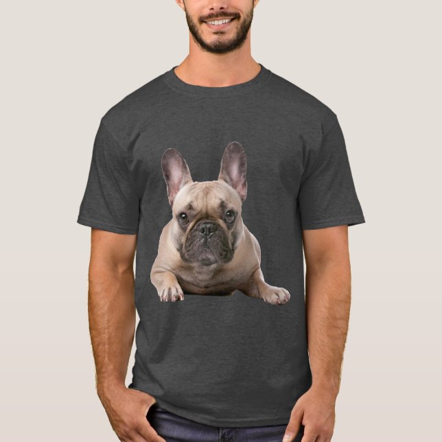 Camiseta Buldogue francês bonito (Frente)