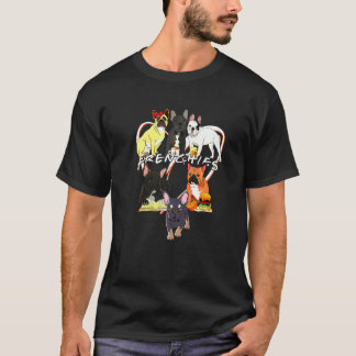 Camiseta Buldogue francês Cachorro Mãe Pai