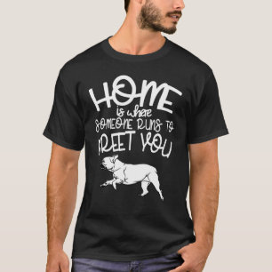Camiseta Buldogue Francês - Casa É Onde Alguém Vai Para Gir